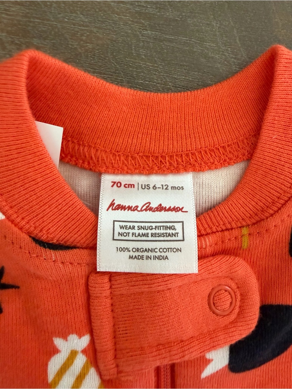 Hanna Andersson Sweet Treats Halloween Candy Zip Sleeper 6-12 Months NWT - Picture 5 of 7
